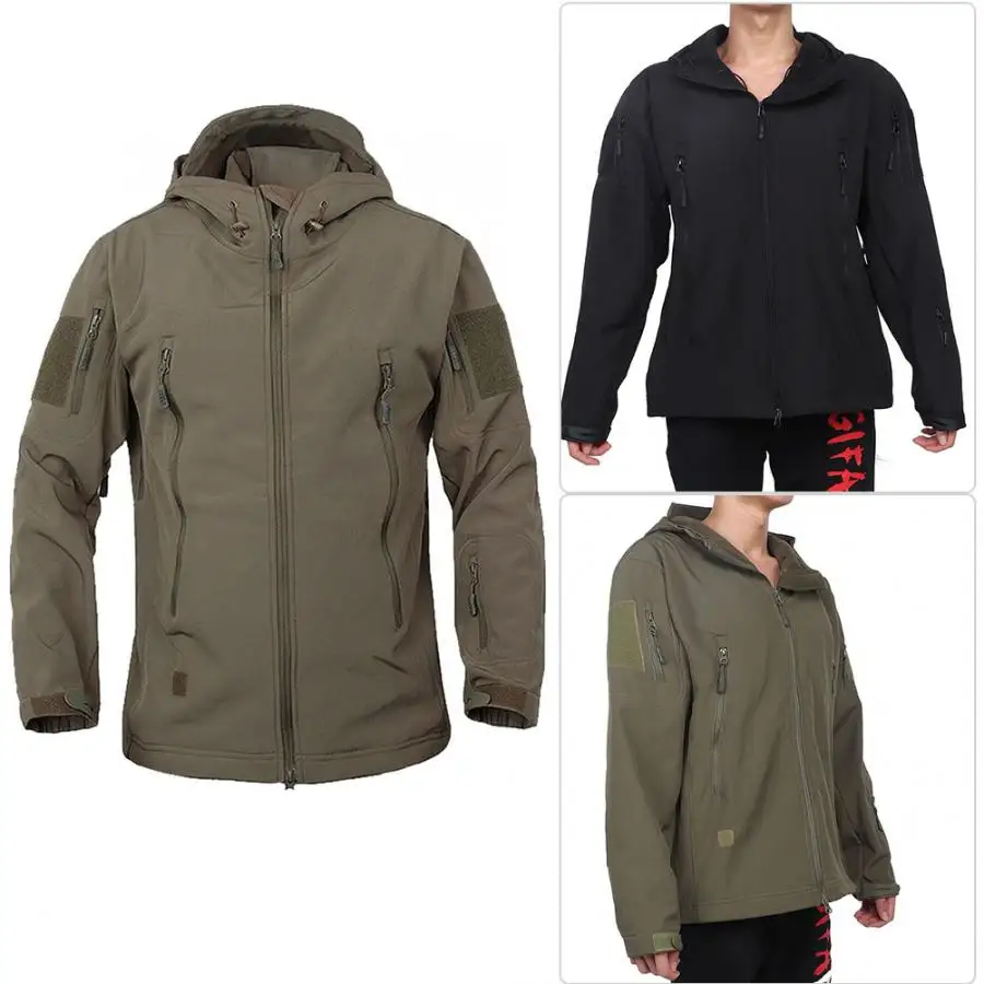 Водонепроницаемая непромокаемая уличная куртка походная камуфляжное пальто