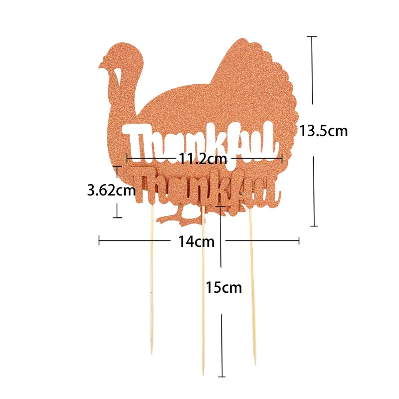 1 КОМПЛЕКТ Хэллоуин благодарения вечерние украшения благодарное письмо индейка