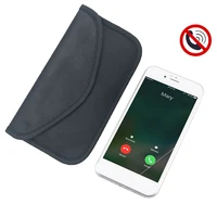 car signal blocking bag protective case wallet car key id card case black car mobile phone signal shielding bag universal bag