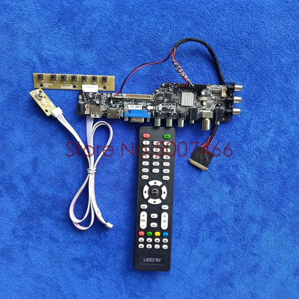 

For LP133WH2-TLM4/TLM3/TLM2/TLM1 LVDS 40-Pin VGA USB TV 3663 1366*768 panel DVB digital universal LCD Controller board Kit
