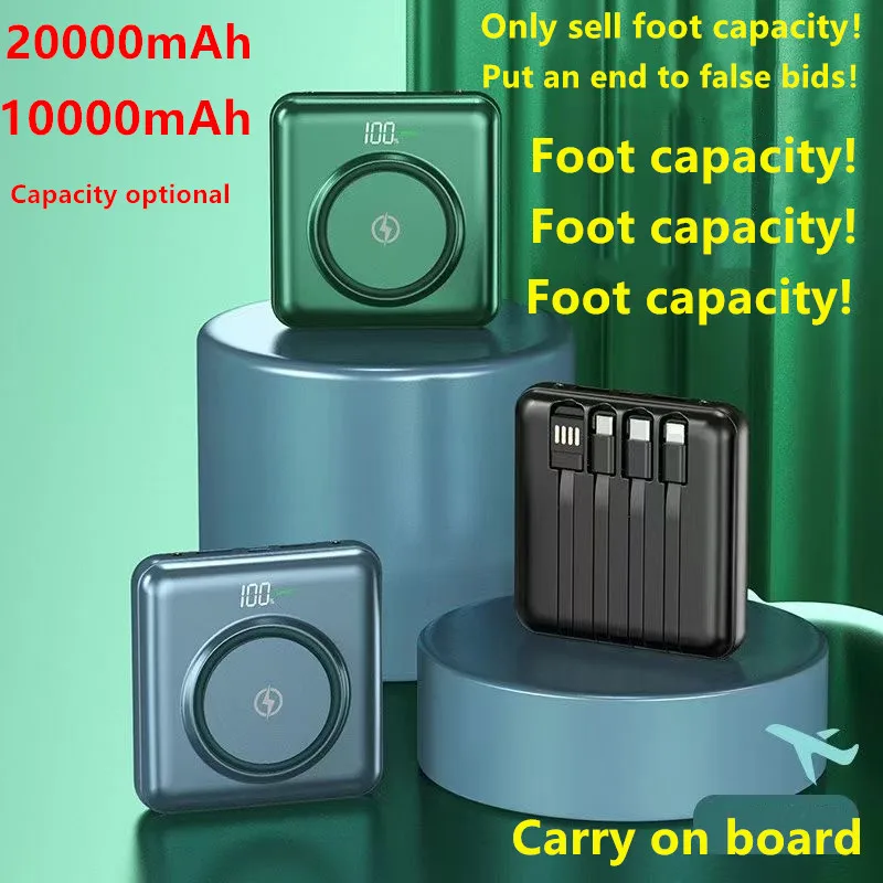 

Новый Мощность банк 20Ah Тип C Micro USB быстрое зарядное устройство для передачи Мощность банк светодиодный Дисплей Портативный внешний Батарея ...