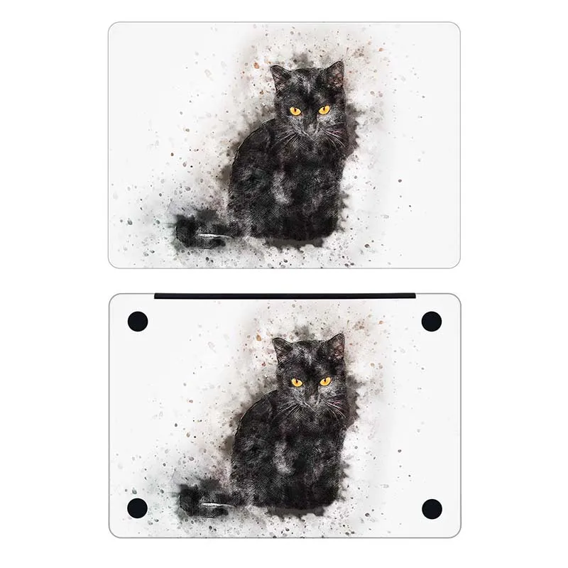 Наклейка для ноутбука Macbook Pro стикер водного цвета с котом 16 дюймов Air Retina 11 12 13 15