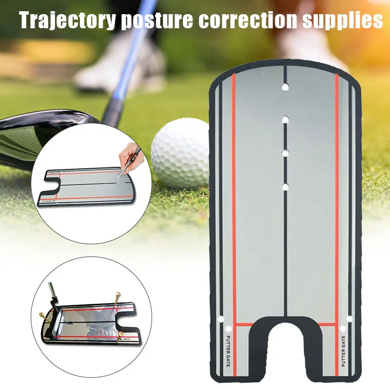 

Golves Training Aid Putting Alignment Mirror Putter Training Device Aids Waterproof Easy to Use FOU99