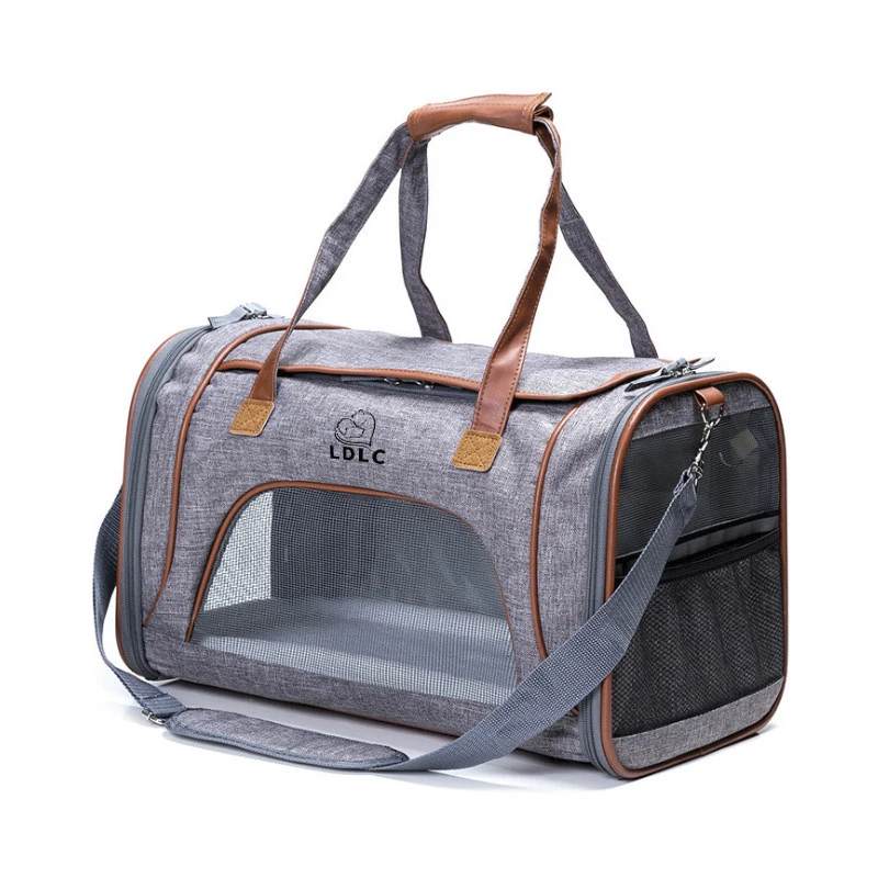 

New Spring and Summer Pet Cat Outing Portable Backpack Breathable Travel Oxford Cloth Handbag