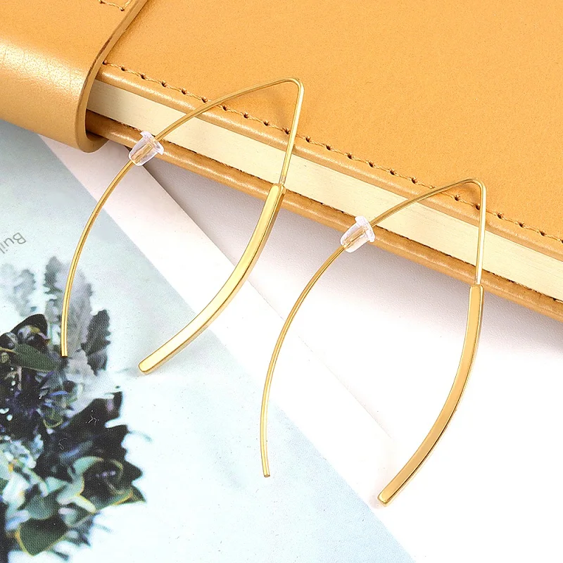 Длинные серьги-кольца MSX в стиле панк модные богемные простые женские серьги