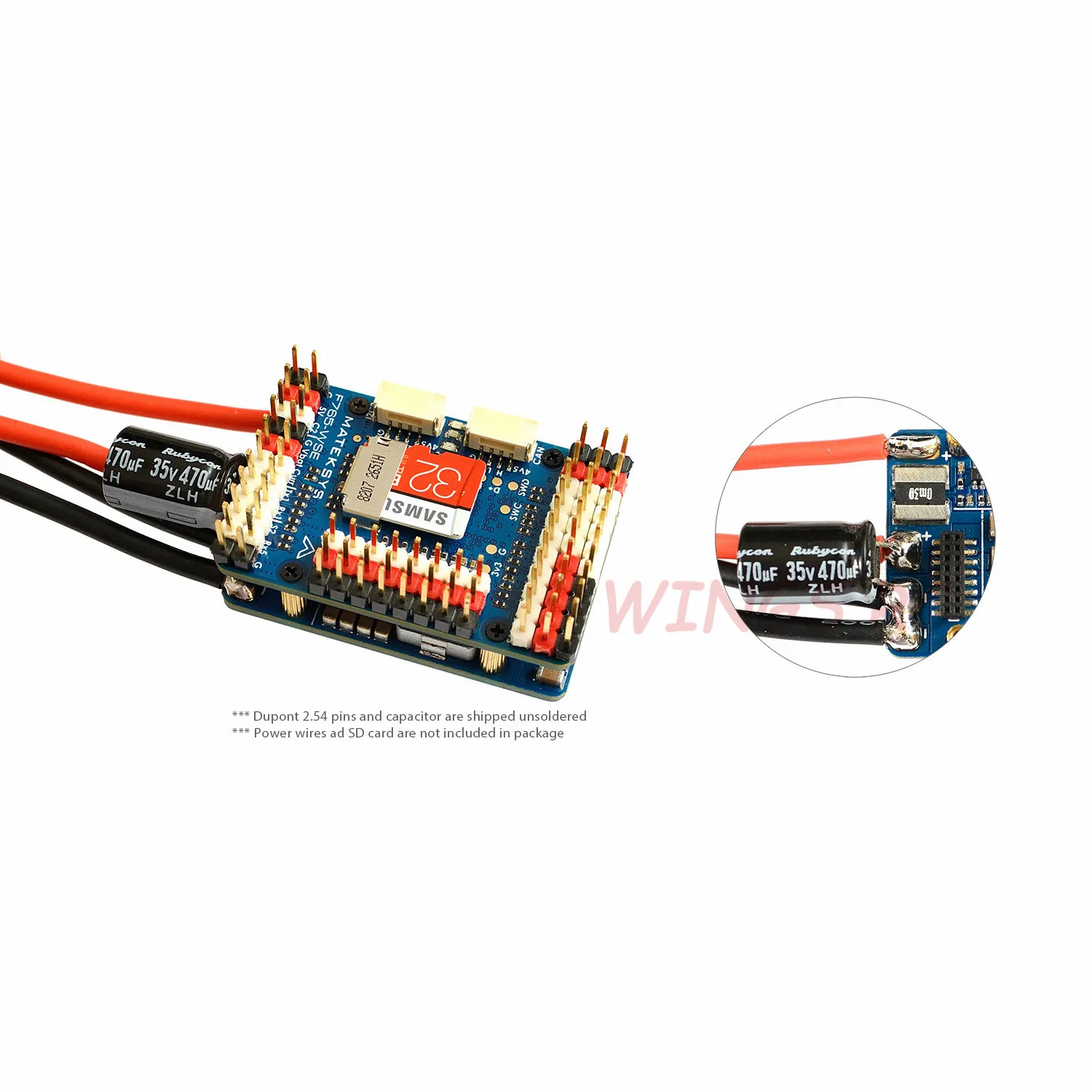 Система управления полетом MATEK F765-WSE STM32F765VIH6 2-6S Контроллер полета ArduPilot INAV для