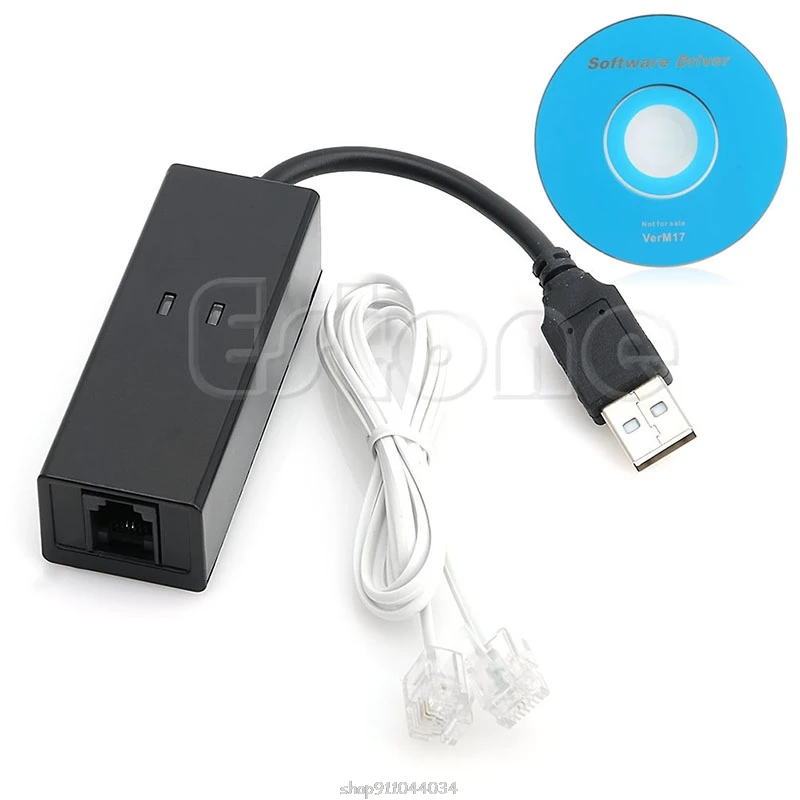 

USB 2.0 Fax 56K Modem Dial Up Internet Data Voice V90 V92 For Win 7 8 XP Linux Mar05 21 Dropship