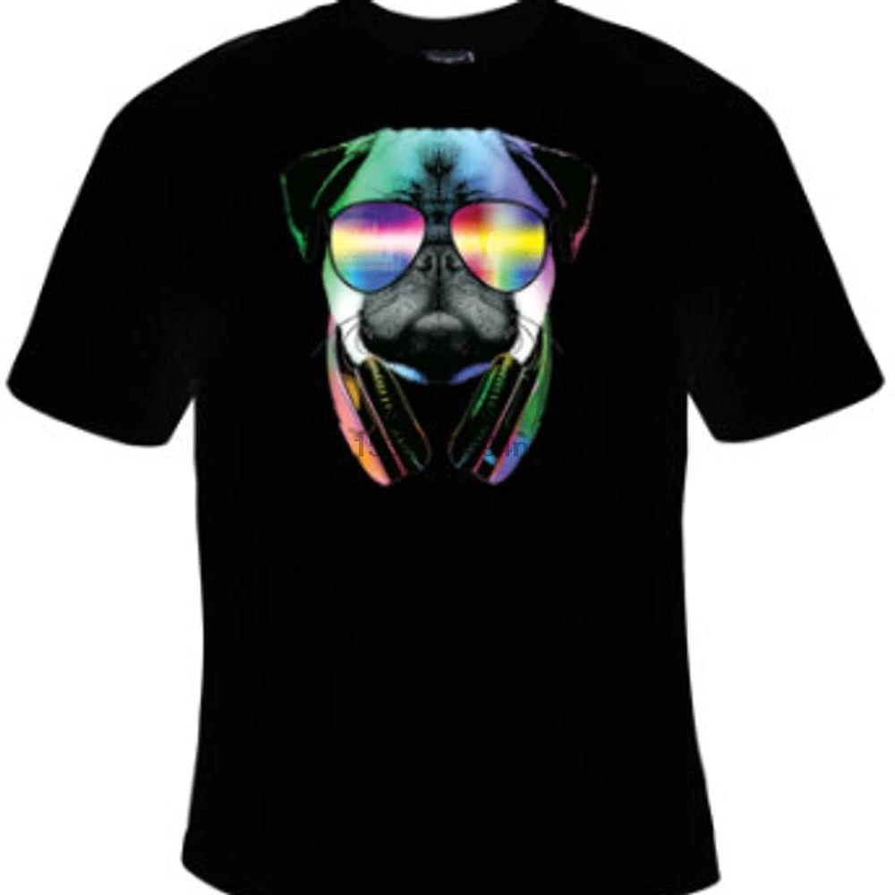 Футболка DJ Pug женские размеры | Мужская одежда