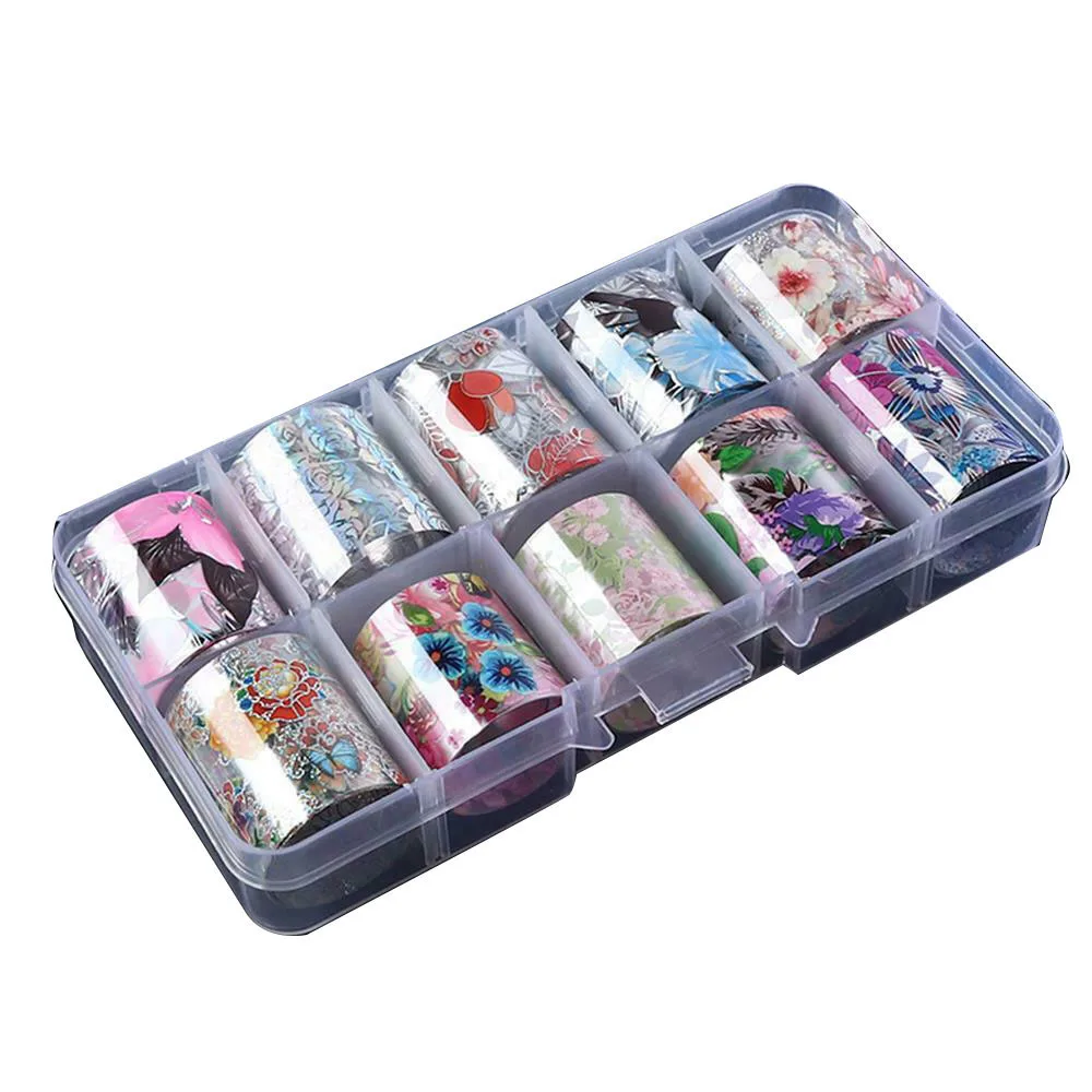 Наклейка для дизайна ногтей цветок переводная картинка Слайдеры декоративный