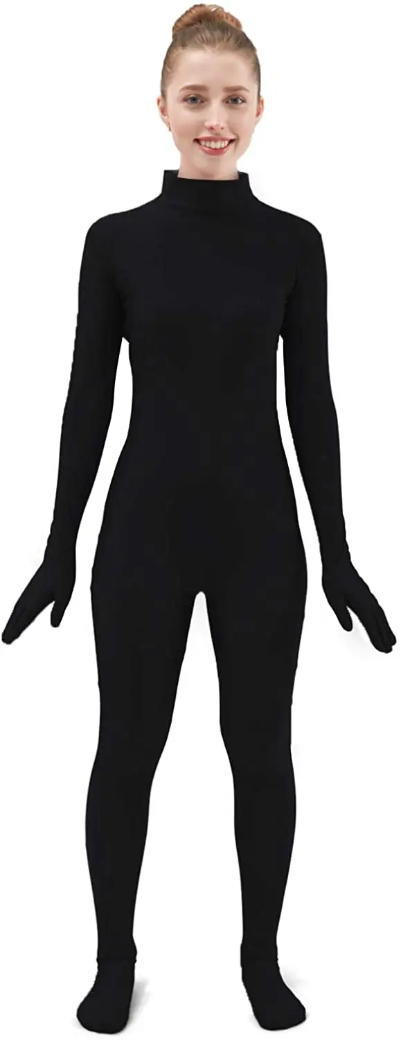 LinvMe женский сексуальный цельный костюм из спандекса и кожи комбинезон унисекс