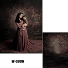 Фон для фотосъемки с изображением темных цветов, масляной живописи, цветочный фон для студийной фотосъемки новорожденных, портретов, W-3996