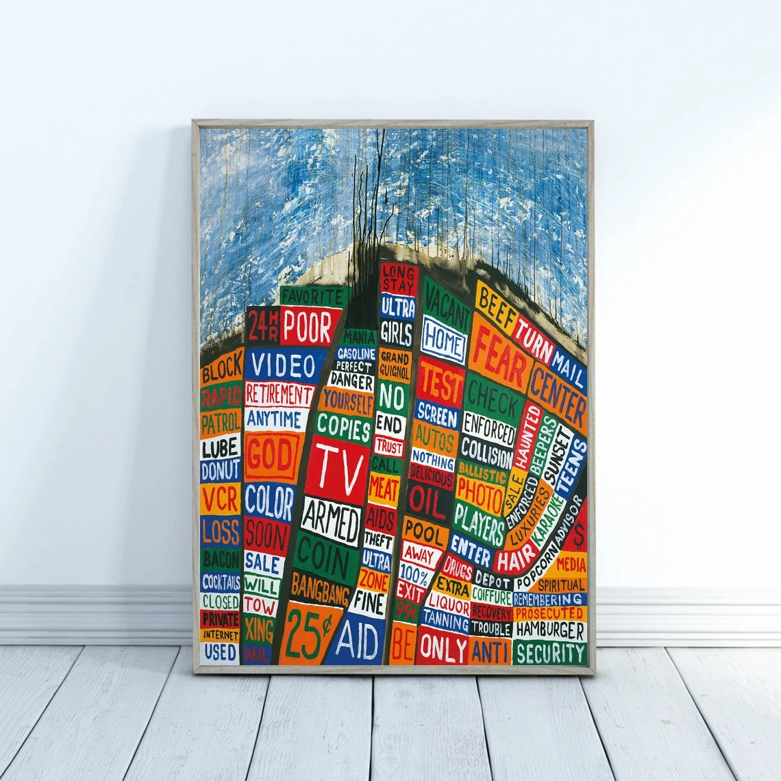 Радио-голова-град вор музыкальный альбом Обложка плакат певец музыка звезда