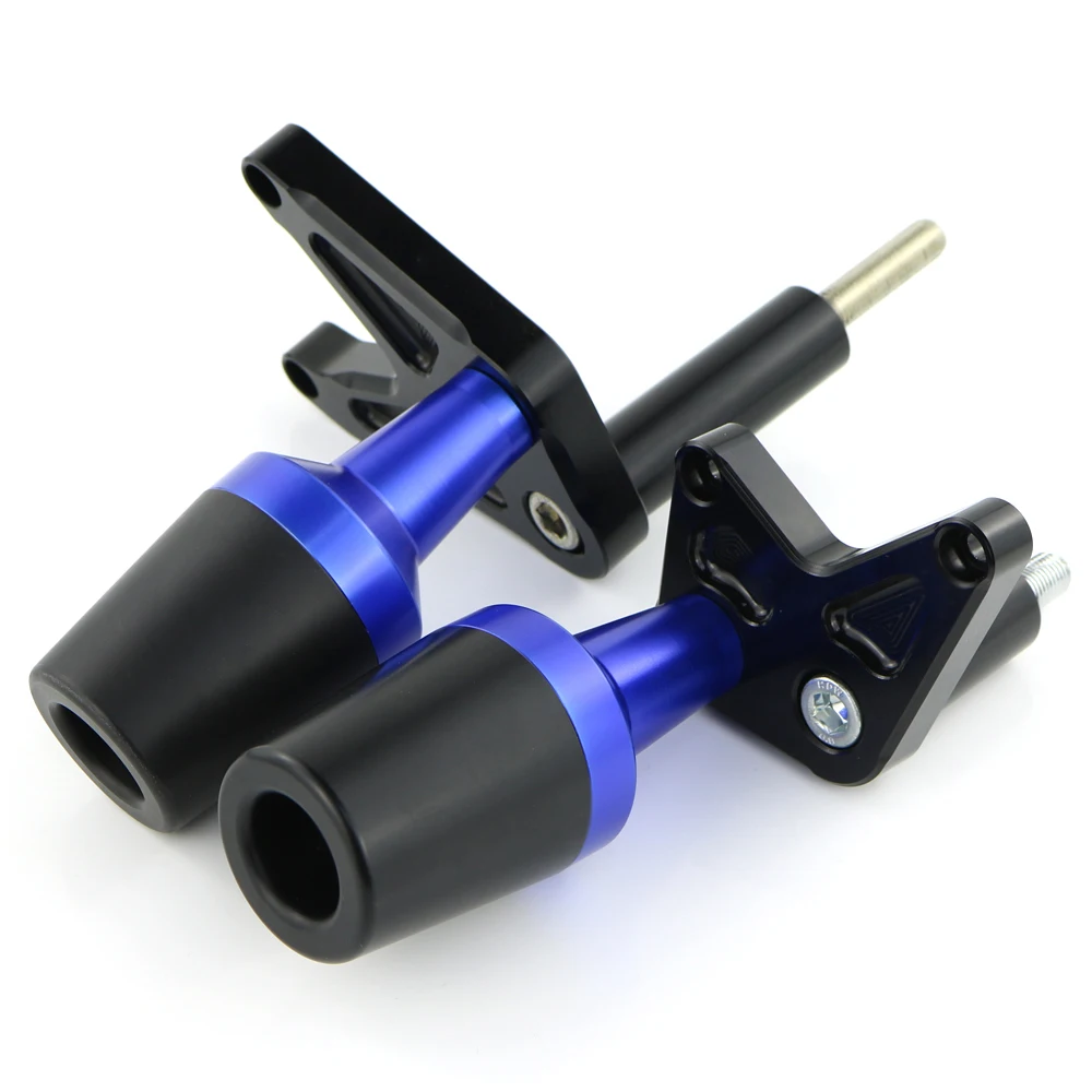 Blue For Honda CB650F Motorcycle Accessories Crash Protector Pad Frame Slider Falling Protection CNC Aluminum - Цвет: Blue