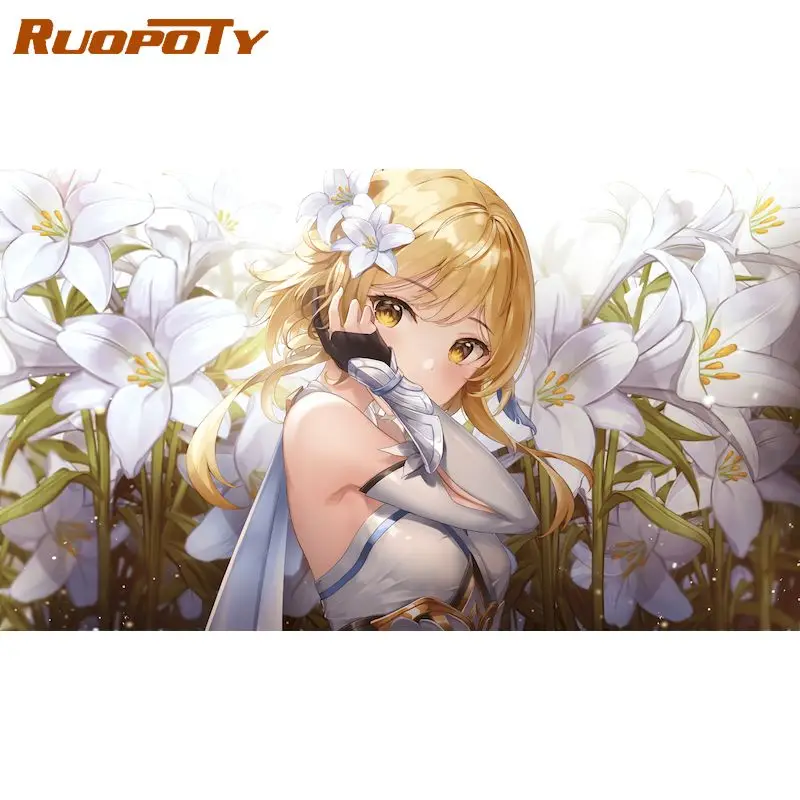 

RUOPOTY Oil Painting By Number Cartoon Girl Kits DIY Frame Modern Drawing On Canvas HandPainted Art Gift Painting By Number Port