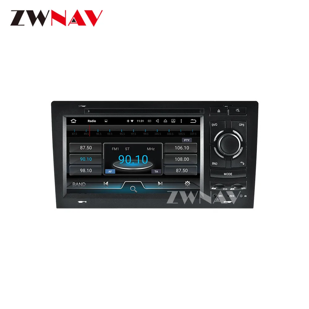 2 Din carplay Android 10 экран ar DVD-плеер для AUDI A8 1994-2003 GPS-навигация Мультимедиа Авто Аудио