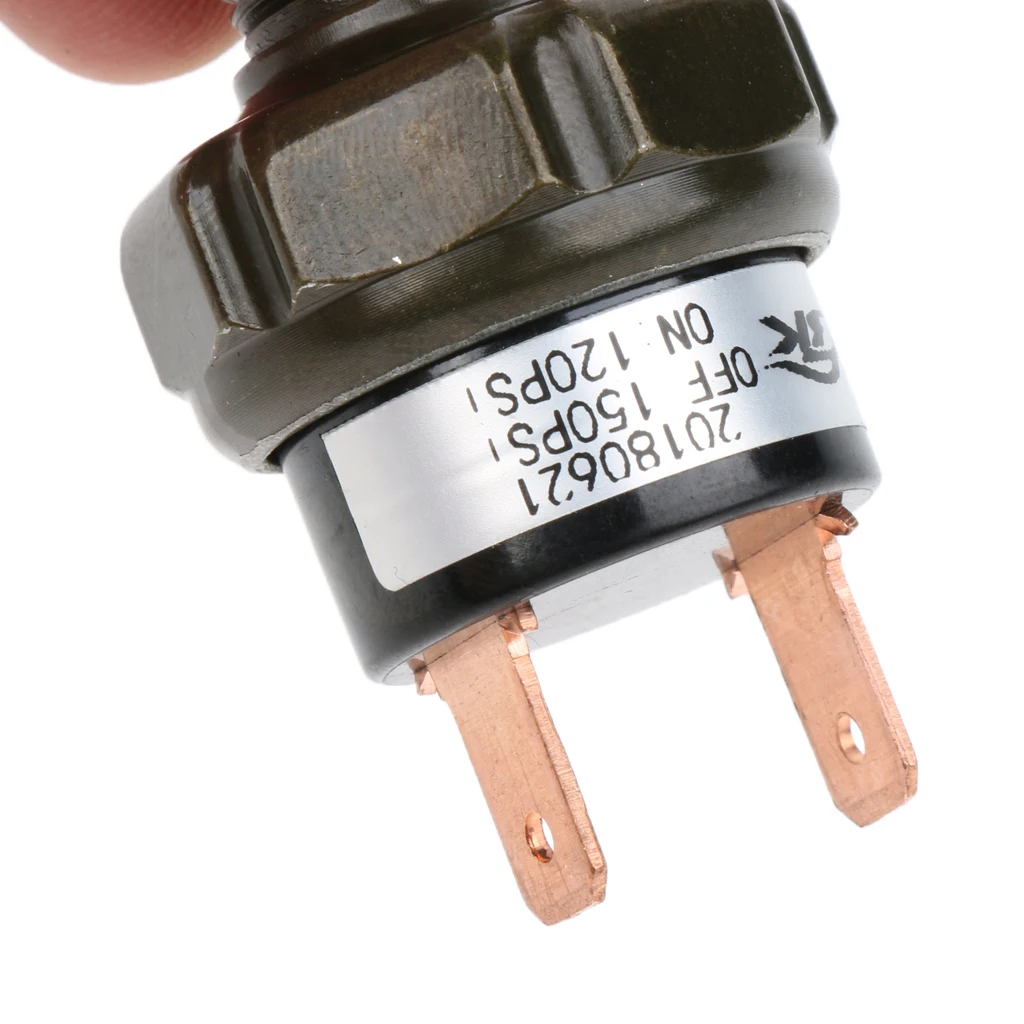 Автоматический переключатель давления воздуха 2 шт. резьба типа бака 1/4 дюйма NPT 12