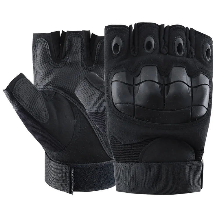 

Tactical gloves cut-resistant anti-skid riding gloves mountaineering outdoor wear-resistant fitness half-finger gloves