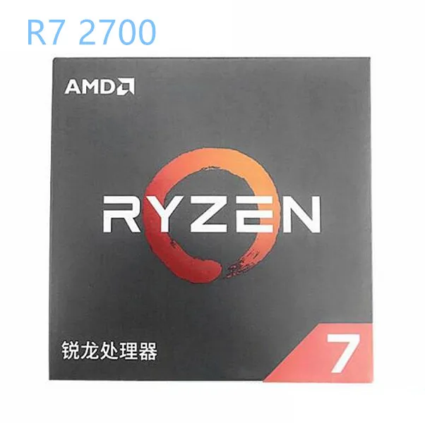 Процессор AMD Ryzen 7 2700 R7 3 2 ГГц Восьмиядерный процессор Sinteen-Thread 65 Вт разъем AM4 |