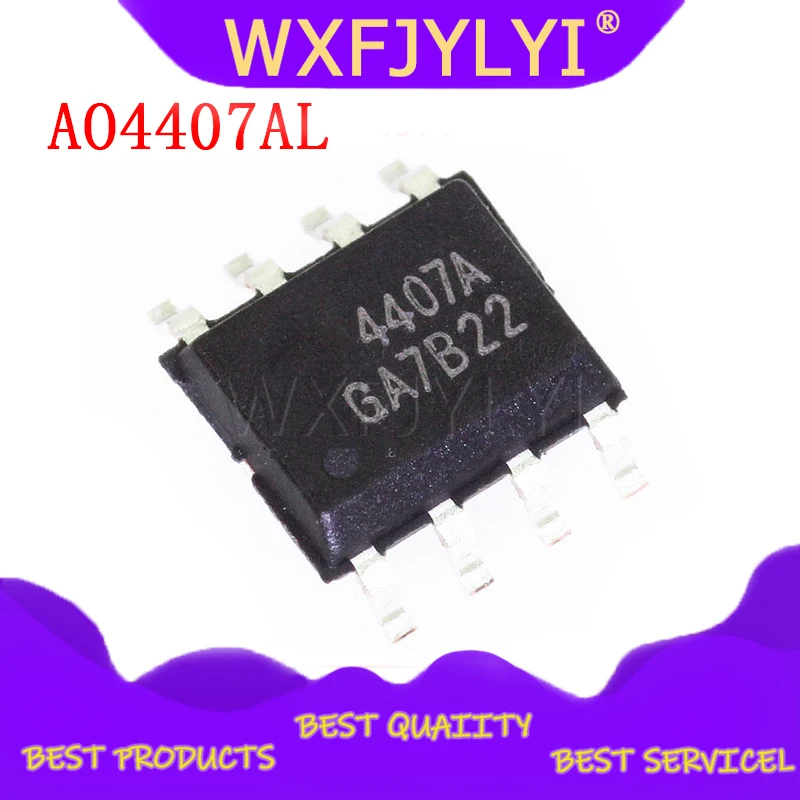 10 шт./лот AO4407AL AO4407A AO4407 4407A 4407 SOP8 30V 12A P-Channel MOSFET
