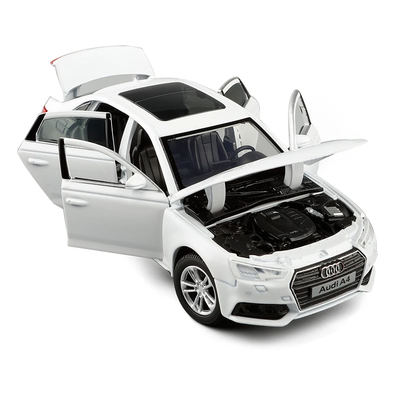 Модель автомобиля AUDI A4 A6 A7 A8 литая Игрушечная модель звуки и огни хобби для
