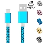 Кабель USB Type C 1 м2 м Быстрая зарядка для Huawei P30 Pro P20 Lite Tipo C Xiaomi 8 9 Redmi 7A Note 8 Google Pixel 2 3 Typec шнур