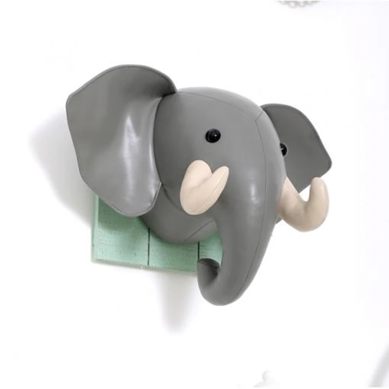 Искусственная кожа животное слон настенный орнамент художественное украшение