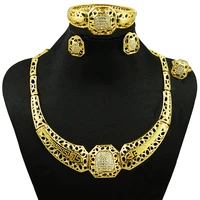 big african costume jewelry sets new arrival necklace set wedding fashion high quality earring bangle