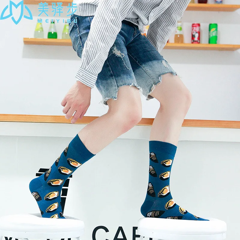 100 Pairs Adults Tsocks Cotton Fashion Stockings Autumn and Winter Stockings Funny