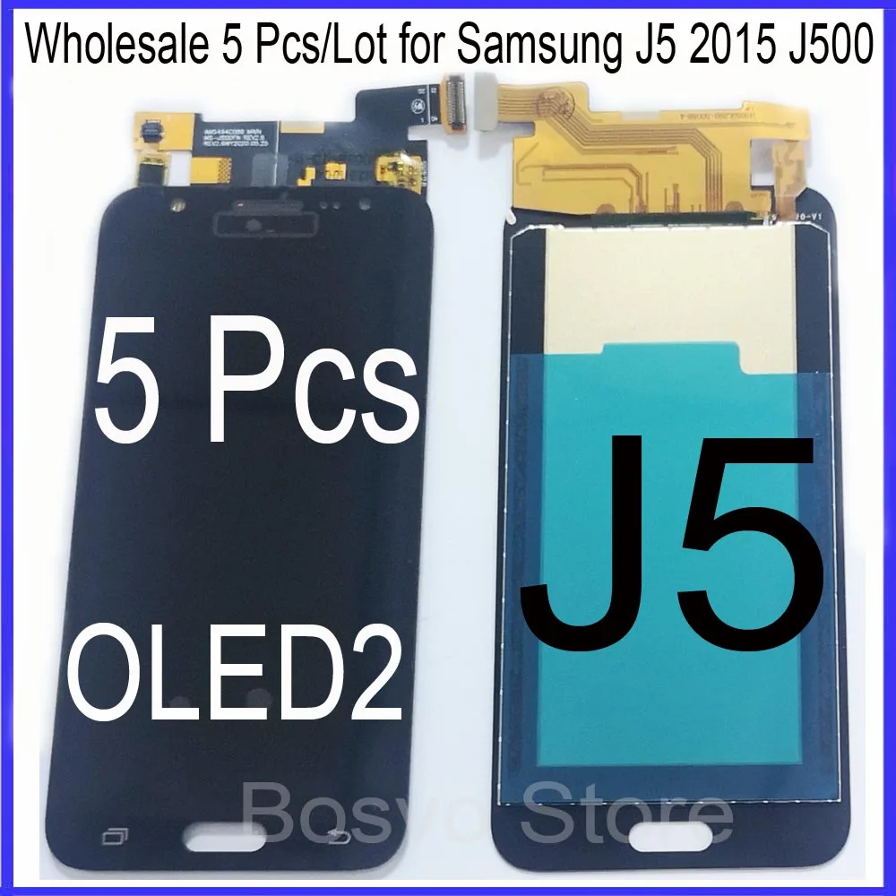 Оптoвaя прoдaжa 5 шт./лот для Samsung J5 2015 J500 ЖК экран дисплей с сенсорным экраном в сборе