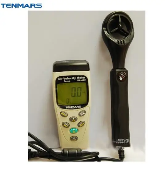 TENMARS TM-402 Anemometer для измерения скорости воздуха температуры влажности и