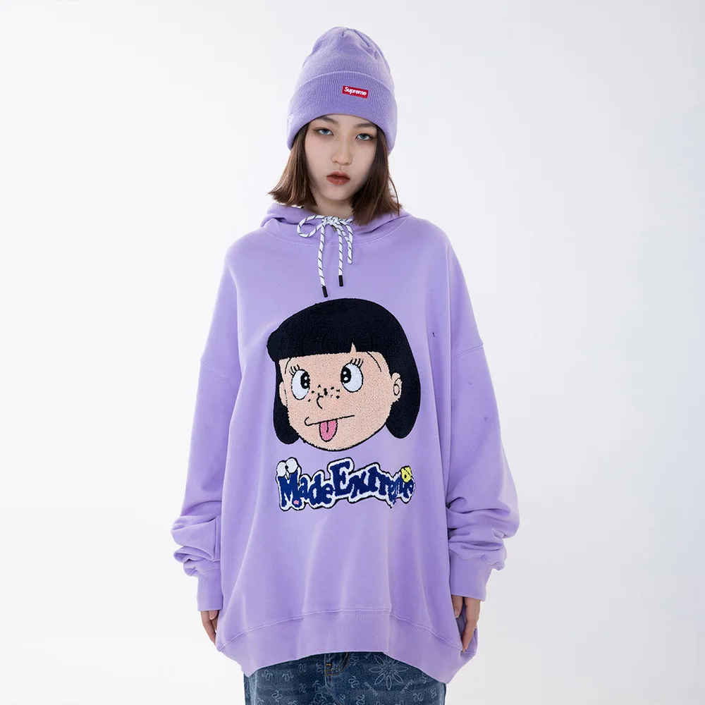 

Anime hoodie harajuku streetwear men couple clothes punk clothes hip hop oversized sweatshirt ME-DH03