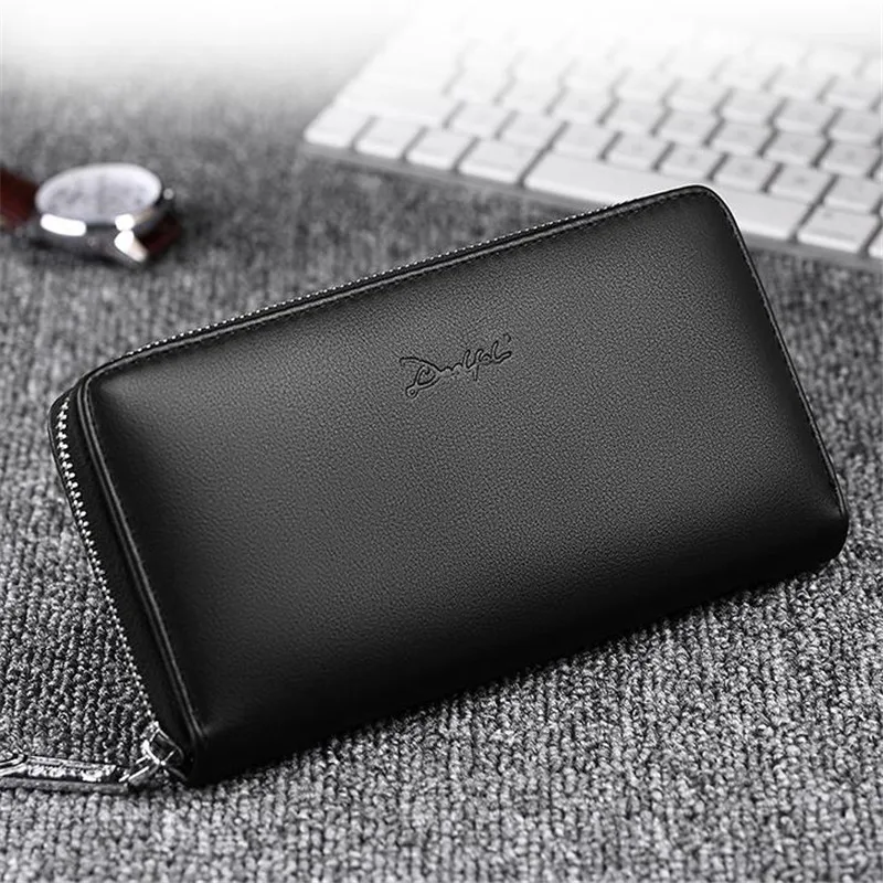 Мужские кошельки из искусственной кожи классический деловой кошелек мужской