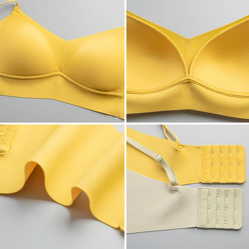 

Women Comfortable Wirefree Seamless Bra Skin-Friendly Sleeping Brassiere Female Tube Tops
