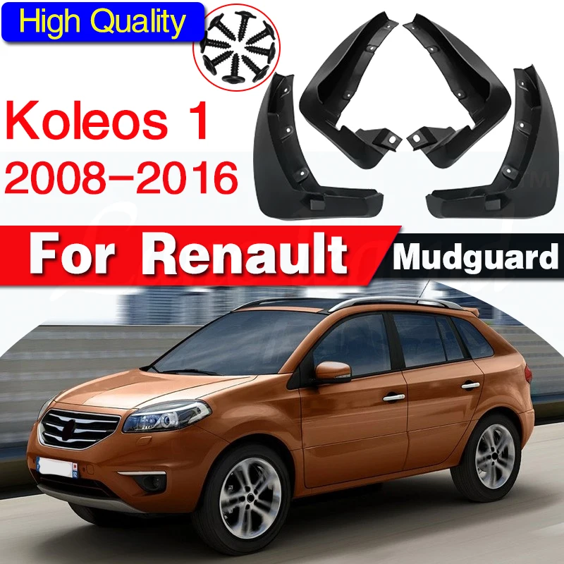 

Set Mud Flaps For Renault Koleos 1 2008 - 2016 Mudflaps Splash Guards Mud Flap Mudguards Fender Front Rear 2009 2010 2011 2012