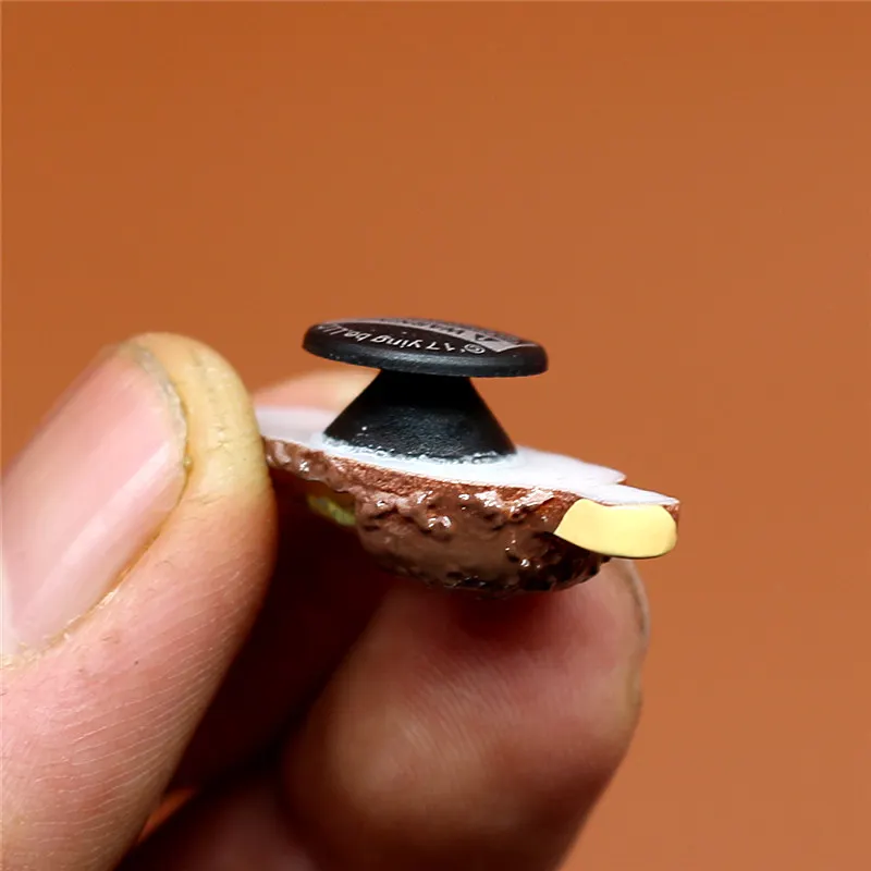 Novel Single Sale Cute Mini Shoe Charm Accessories Simulation Chocolate ice cream Shoe Decoration fit croc jibz Kid's X-mas Gift