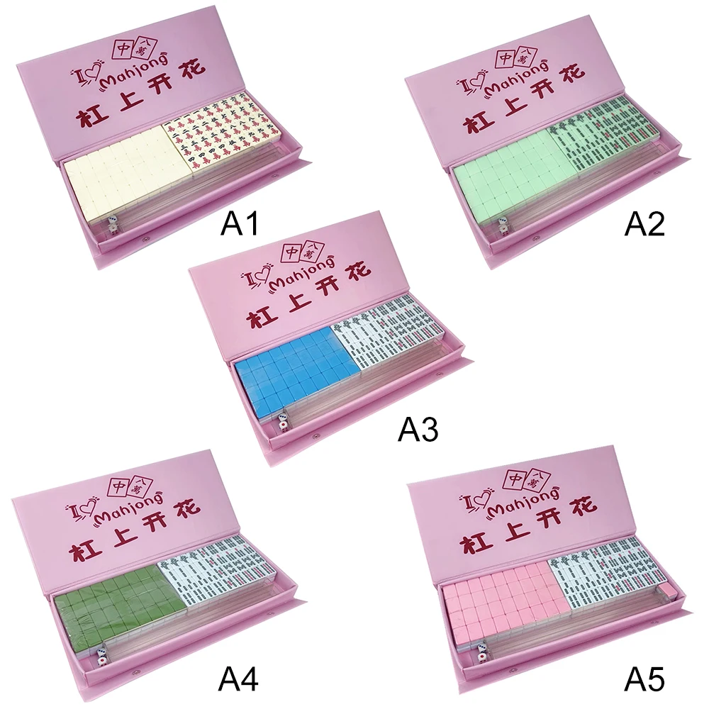 

Mini Mahjong Toy Portable Folding Wooden Box Mahjong Set Table Game Mahjong Travelling Board Game Entertainment Interactive Toy