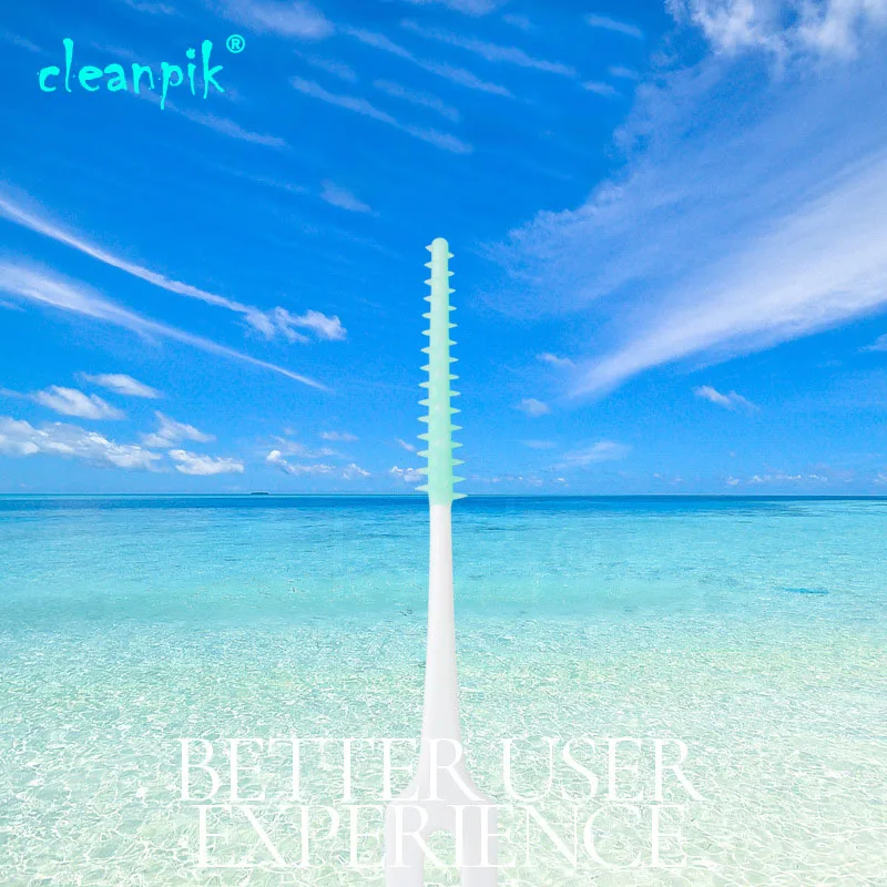 20 шт./упак. Мягкая силиконовая нить гингиваль щетка зубочистка зубная для чистки