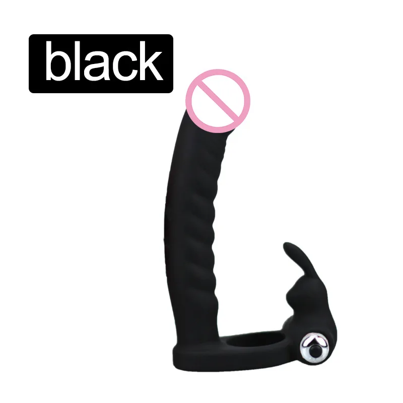 Анальная пробка Man Nuo 10 скоростей длительная задержка с двойным отверстием -