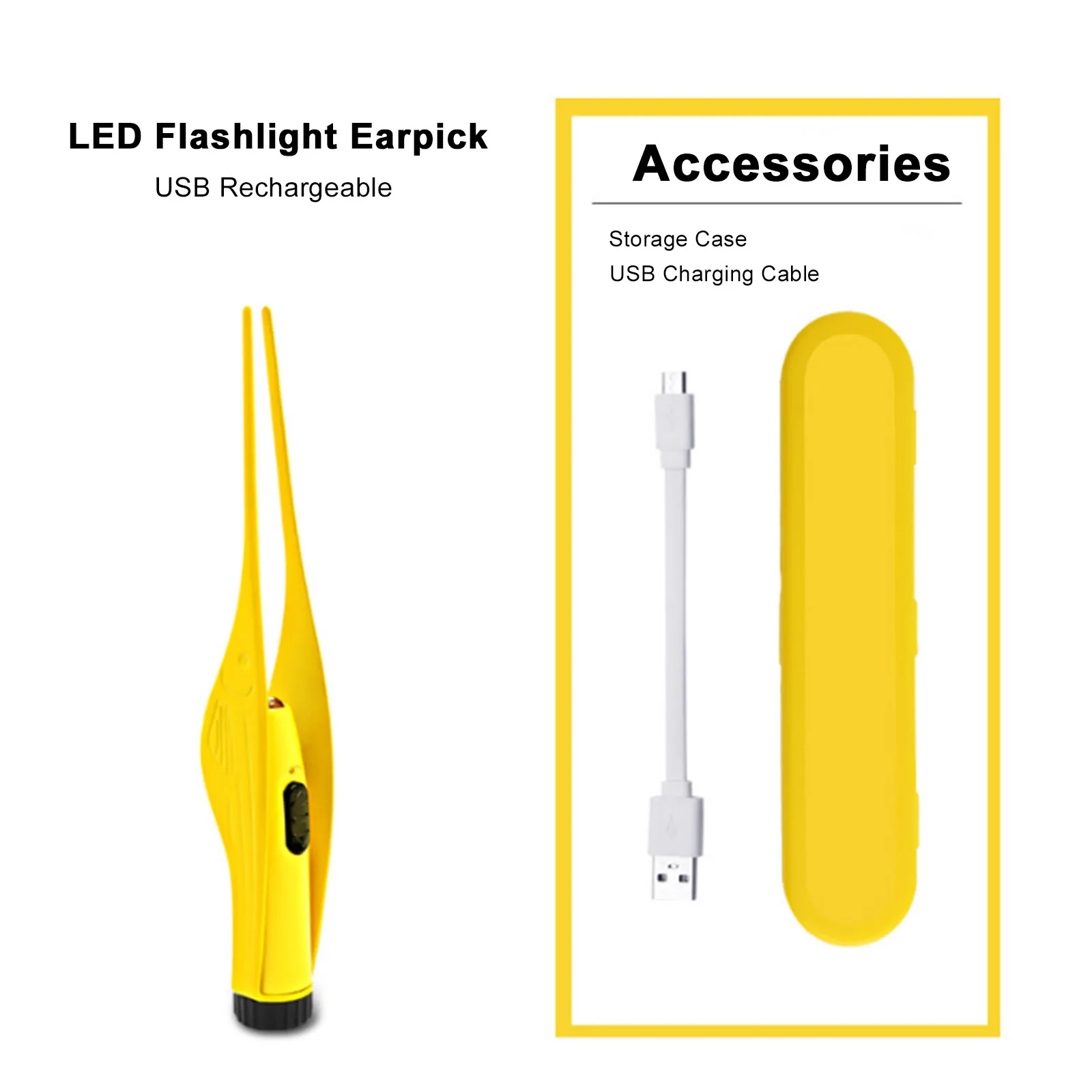 Ушная палочка для детей СВЕТОДИОДНЫЙ Фонарик Earpick ушной Пинцет Для Удаления