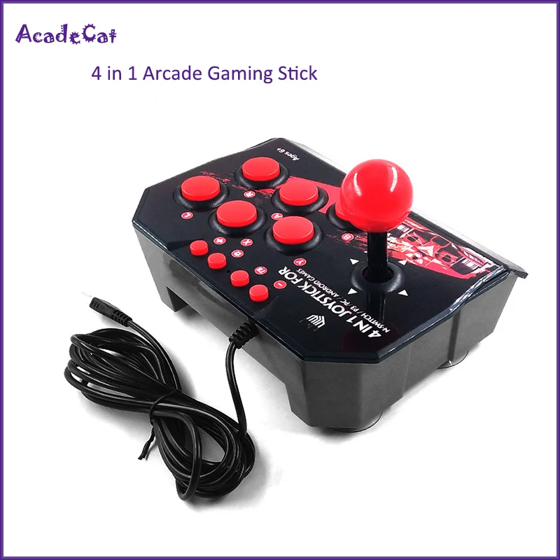 Бесплатная доставка аркадные файтинговые игры джойстик геймпад 4 в 1 игровая