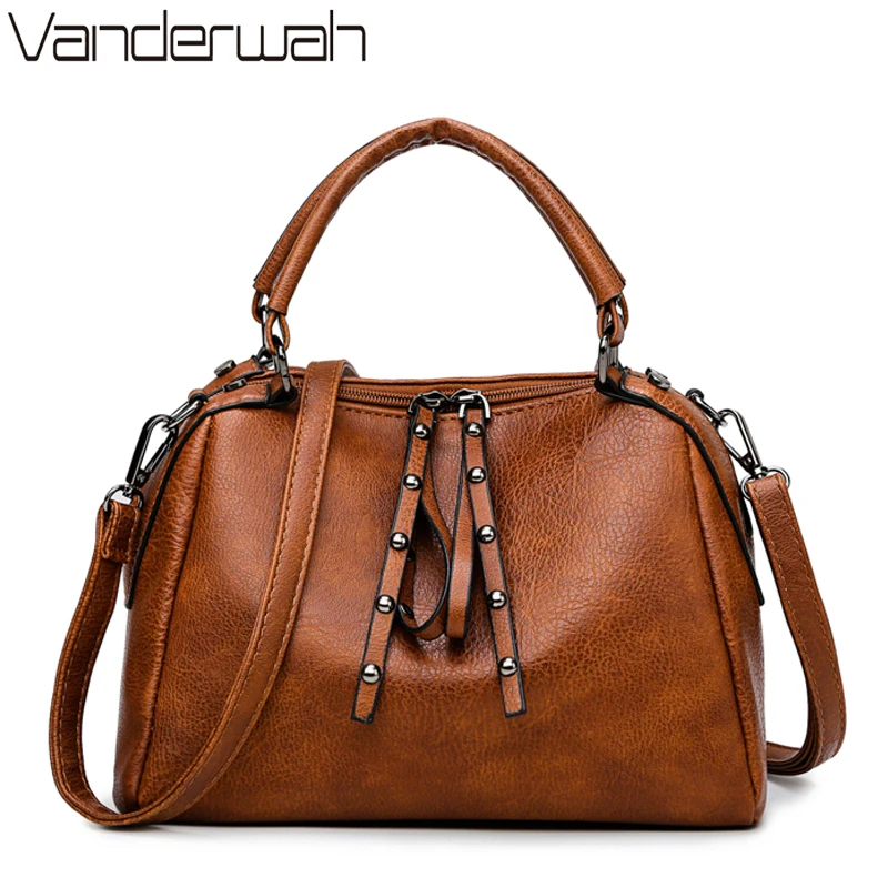 Женская сумка на молнии с ручками и плечевым ремнём | Багаж сумки