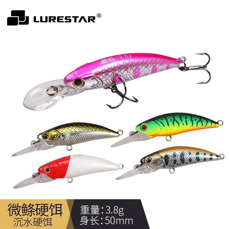 3 8g/5 см мини Гольян опускается на дно Vmc крючками дергающаяся приманка для рыбалки