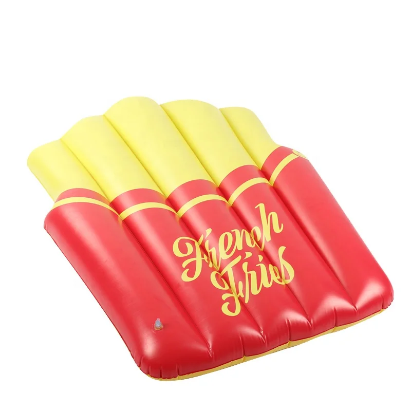 

Inflatable French Fries Pool Lounger Float Mattress Swimming Pool Float Water Summer Inflatable Hammock Float Lounge