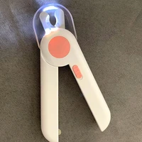 with light pet cat dog nail clipper cutter stainless steel grooming scissors clippers claw nail led light scissors