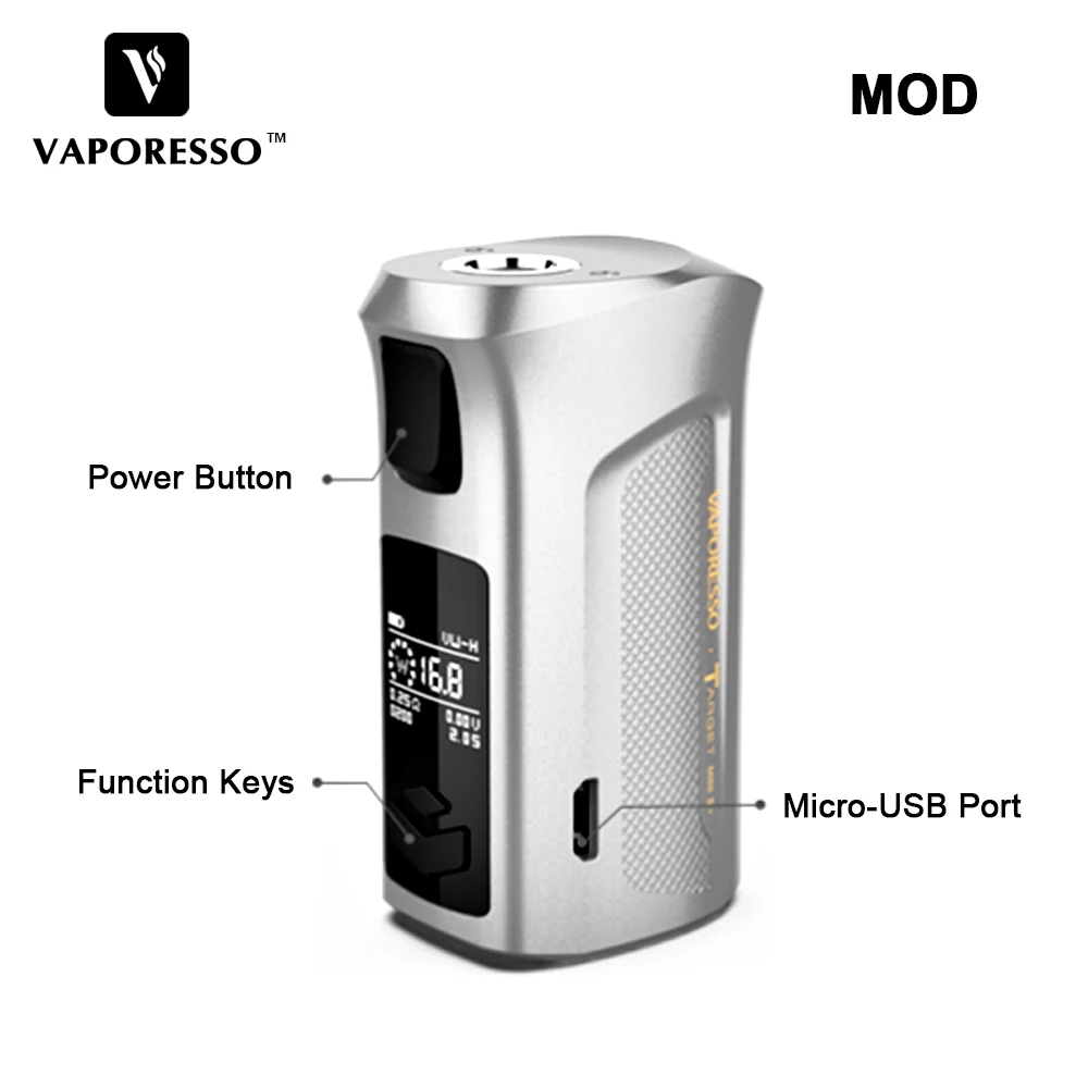 В наличии! Vaporesso Target mini 2 Vape комплект со встроенной батареей 2000 мАч 50 Вт