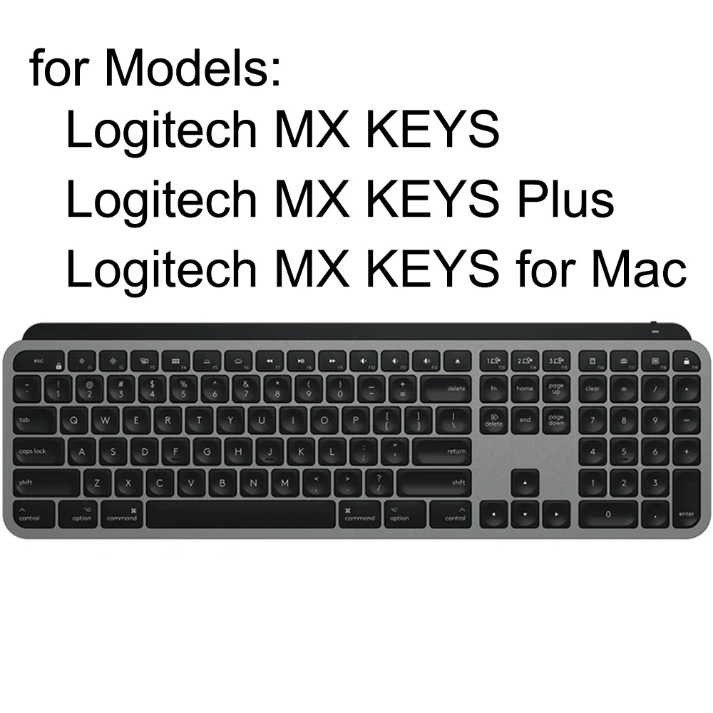 MX KEYS Keyboard Cover for Logitech Mac Plus Wireless Protective Protector Skin Logi Clear Silicone TPU Case | Компьютеры и офис