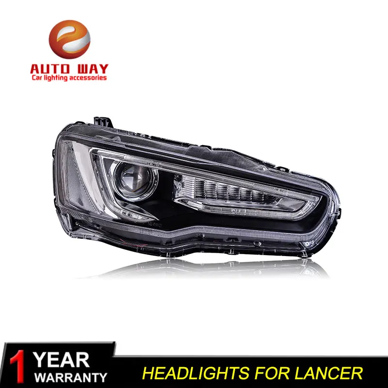 Чехол для автомобильной фары Mitsubishi Lancer 2009-2016 светодиодные Sentra DRL H7 D2H Hid опция Bi Xenon