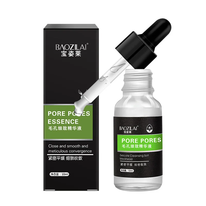 

BAOZILAI Face Serum Hyaluronic Acid Shrink Pores Essence liquid Moisturize Whitening Facial Care Anti-Aging Anti-Wrinkle TSLM2