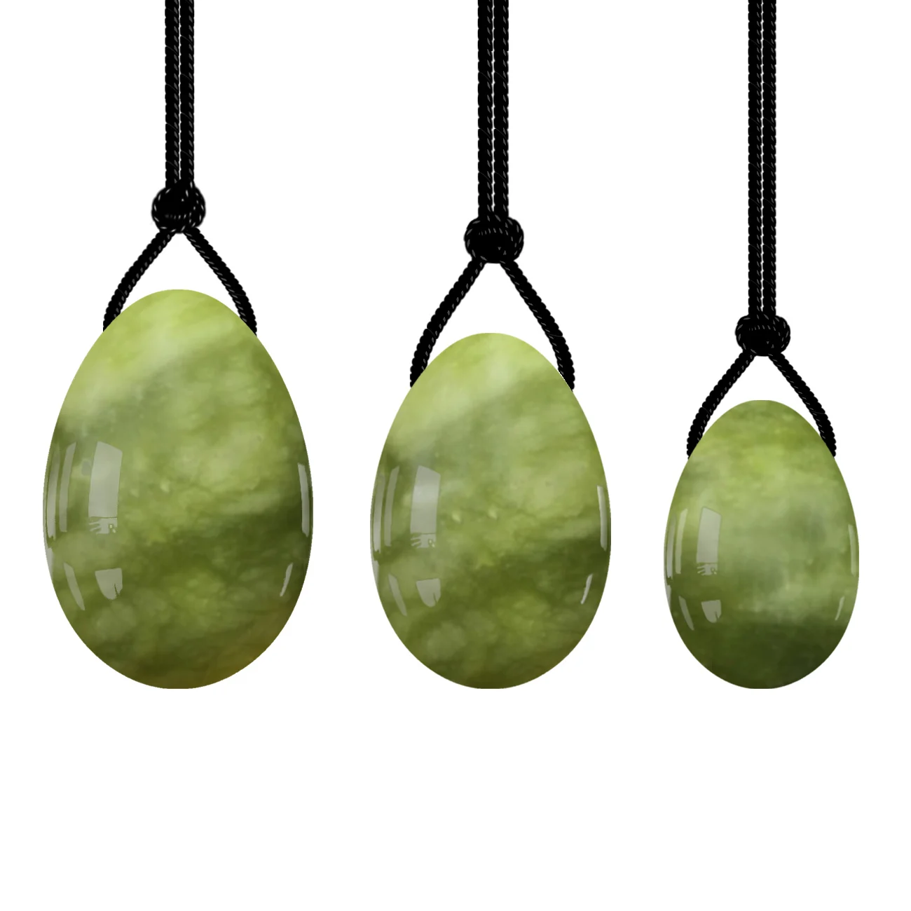 Прямая доставка нефрит Йони набор яиц для массажа Кегеля нефрита яйца сужения