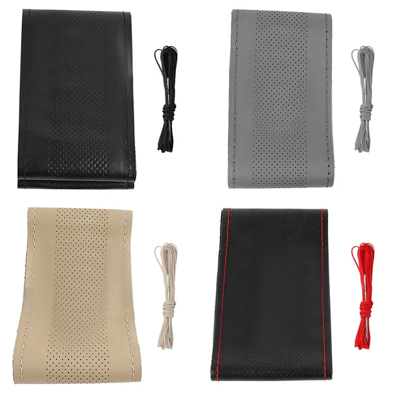 

Оплетка руля из натуральной кожи, 38 см